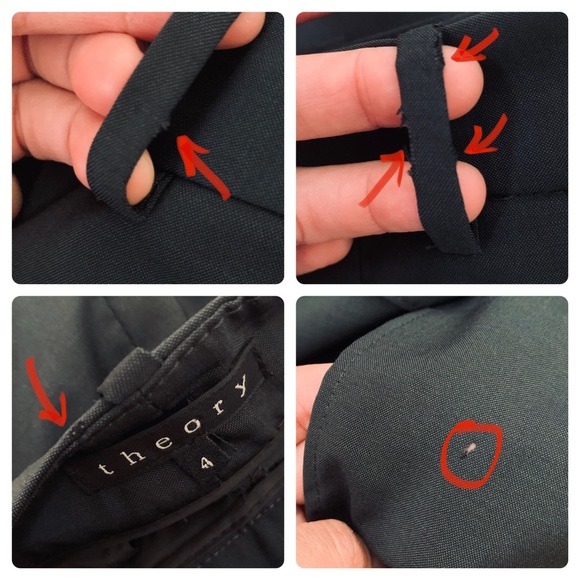 Theory Trouser, Suit Skirt Black - Picture 4 of 4